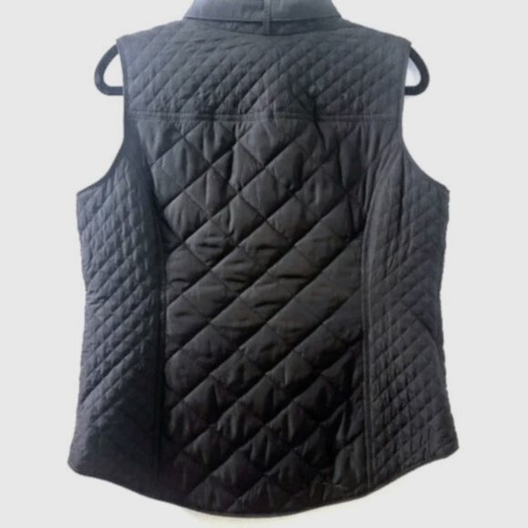 NEW Crown And Ivy Icon Vest Womens Puffer Gray Quilted Filled NWT ($72.50) XL - Picture 6 of 10